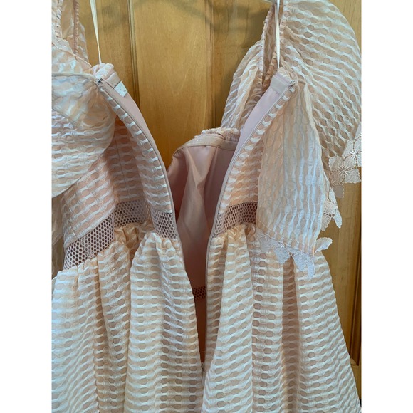 NWT, LA MAISON Talulah Women’s Off The Shoulder Popover Dress, Size Large K223 - Picture 12 of 16